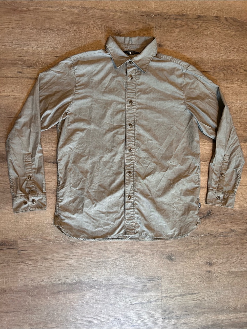 Men's Long-Sleeve Button-Down Shirt - Large
